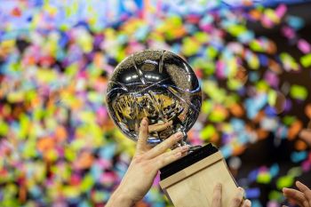 The 2022 Summit League trophy.