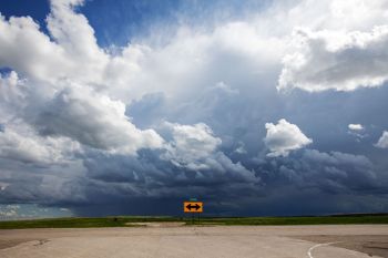 Storm clouds brewing in Jackson County.