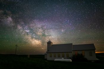 Our Lady of the Prairie Catholic Church near Reva.