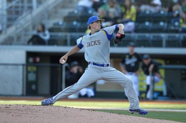 Layne Somsen, a Jackrabbit standout, will now pitch in the Reds farm system.
