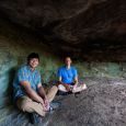 Mike Madsen (left) hopes to publish the first Black Hills bouldering guide book in 2017. He and friend John Andersen (right) practice bouldering together.