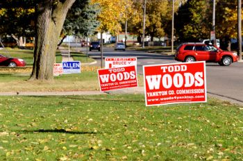 Fall is when leaves change color and lawns become decorated with campaign signs.