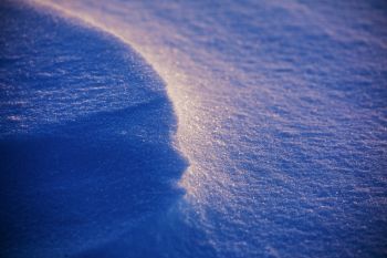 Drifted snow south of Brandon.