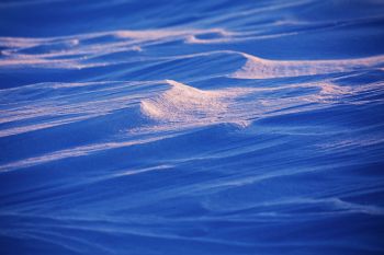 Drifted snow south of Brandon.