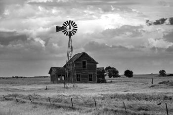 Memories of the past along the road going east of Esmond.