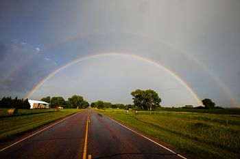 Double rainbow over Epiphany.