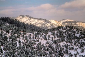 First light of the day over the Southern Black Hills.