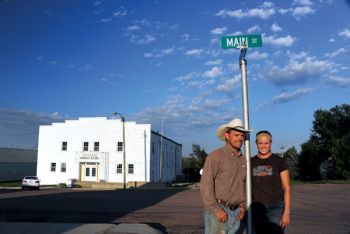 Bernie Hunhoff's story about Colome, featuring this photo of residents Reed and Erin Petersek, was popular on our website last year.