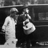 President and Mrs. Coolidge at the Custer State Game Lodge.