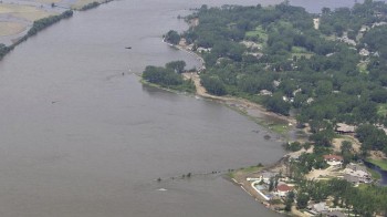 The levees will be further tested as more water is released from Gavin's Point Dam at the end of June.