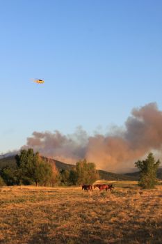 Lightning started a fire on Crow Peak near Spearfish that has burned over 1,600 acres.