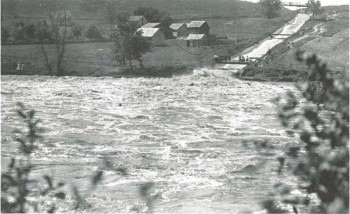 This scene is not from 1881, but it provides an early-day view of high water on the Big Sioux.