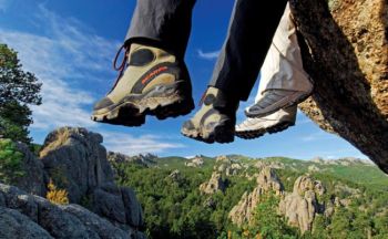 'Black Hills Climbs', a feature in our Outdoors Issue, explores six tried and true trails that showcase the splendor — and the beauty— of the Black Hills. Photo by Chad Coppess / S.D. Tourism