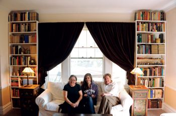 The Bottum family — Lorena, Faith and Jody —settled into a historic Hot Springs house that has space for the writer’s collection of more than 10,000 books.