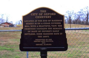 Pennington's grave is in the Oxford Cemetery in Oxford, Ala. Photo by Gary Conradi.