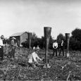 Some farmers were willing to try anything to break out of severe drought, including a system of funnels designed by William F. Wright. Smoke particles blown into the atmosphere through the funnels were said to produce rain.