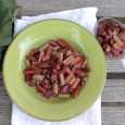 Rhubarb is sometimes called  pie plant  because it goes so well with sugar and baked crust. Photo by Katie Hunhoff.
