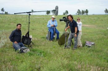 Sound Engineer Ryan Carroll, Dayton O. Hyde, Cinematographer Mauro Brattoli and Director and Producer Suzanne Mitchell.