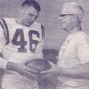 Joe Thorne and Coach Ralph Ginn.