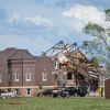 Sarah Liberte took this photo of the Zion Lutheran Church, destroyed by the Mother s Day tornado.