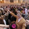 Hundreds of zombies gather outside the federal courthouse on
Phillips Ave in Sioux Falls. Photo by Elisha Page/Argus Leader.